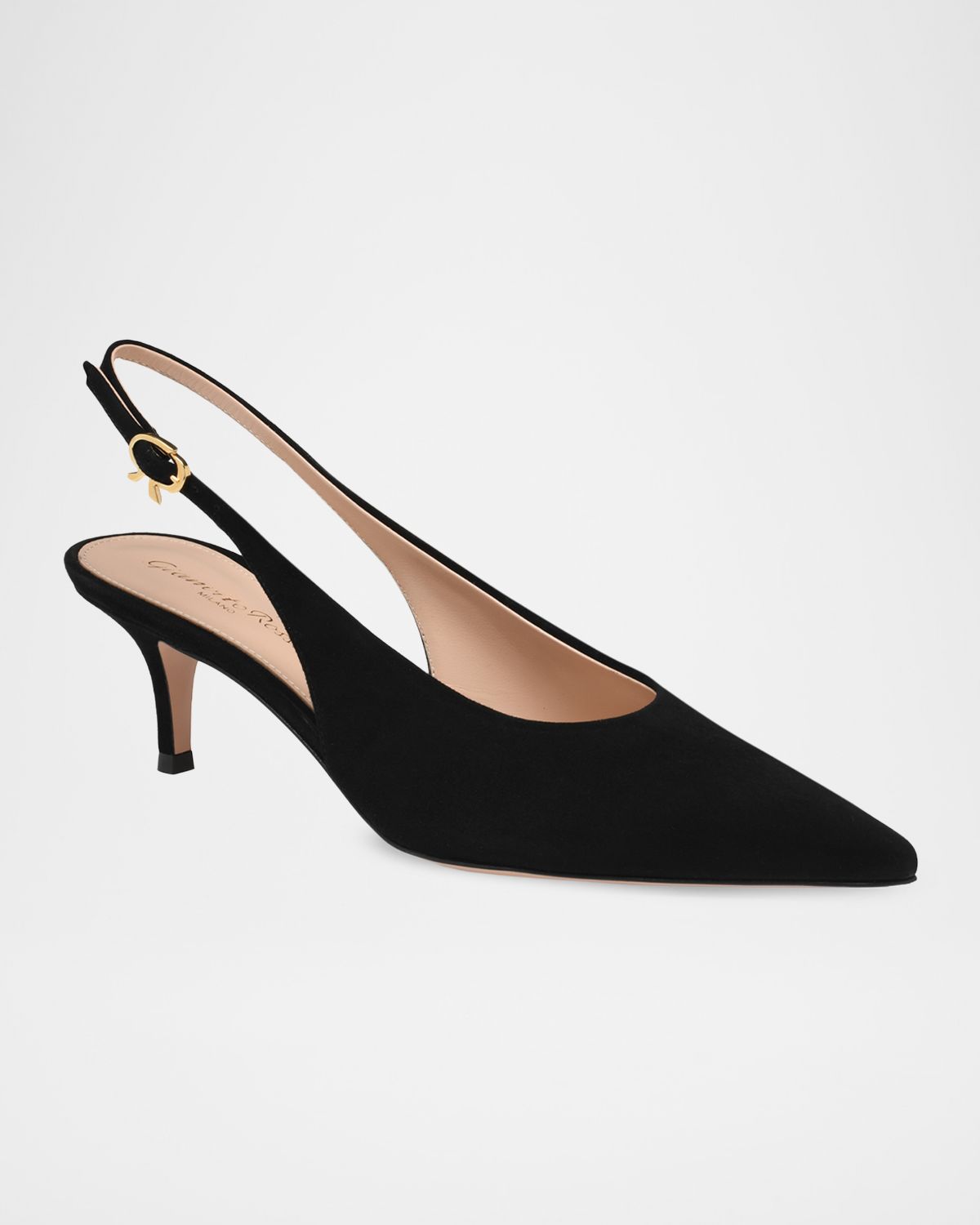 Gianvito Rossi 55mm Robbie Suede Slingback Pumps | Thumbnail 6 Gianvito Rossi 55mm Robbie Suede Slingback Pumps | Thumbnail 6