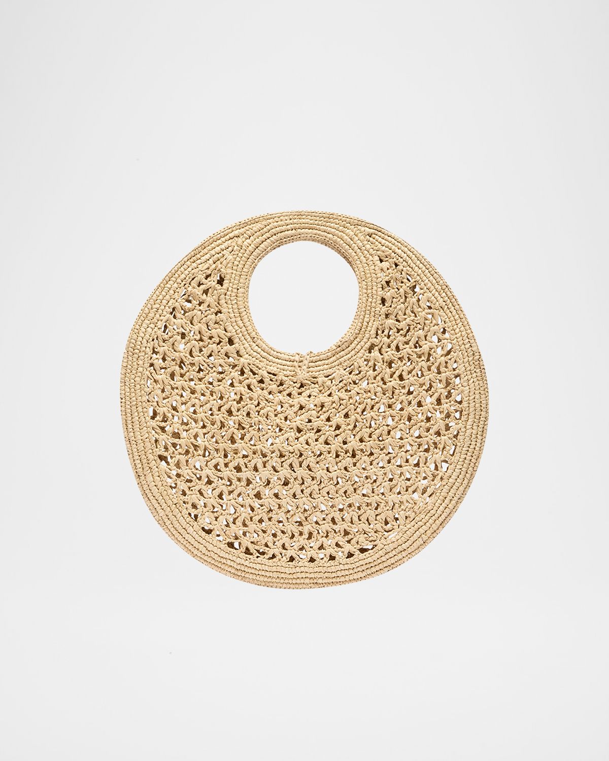 Jacquemus Le Petite Crochet Raffia Top-Handle Bag
