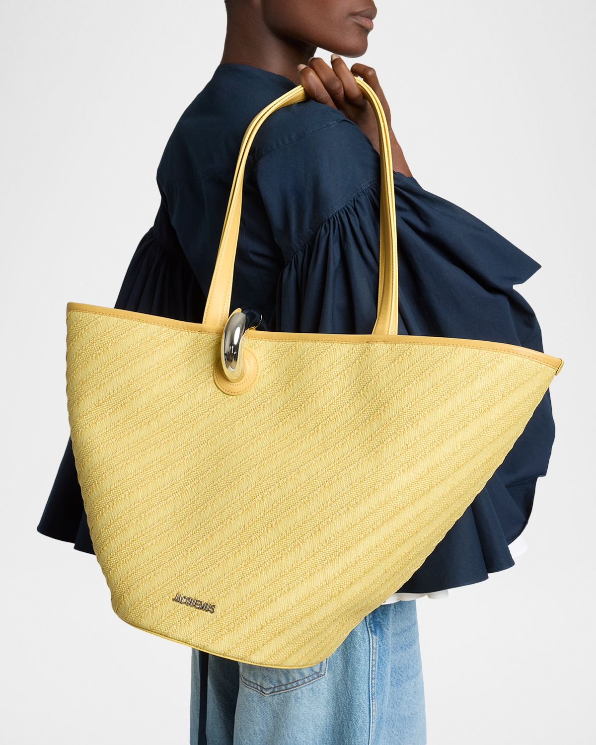 Jacquemus Le Bambola Angular Shoulder Bag