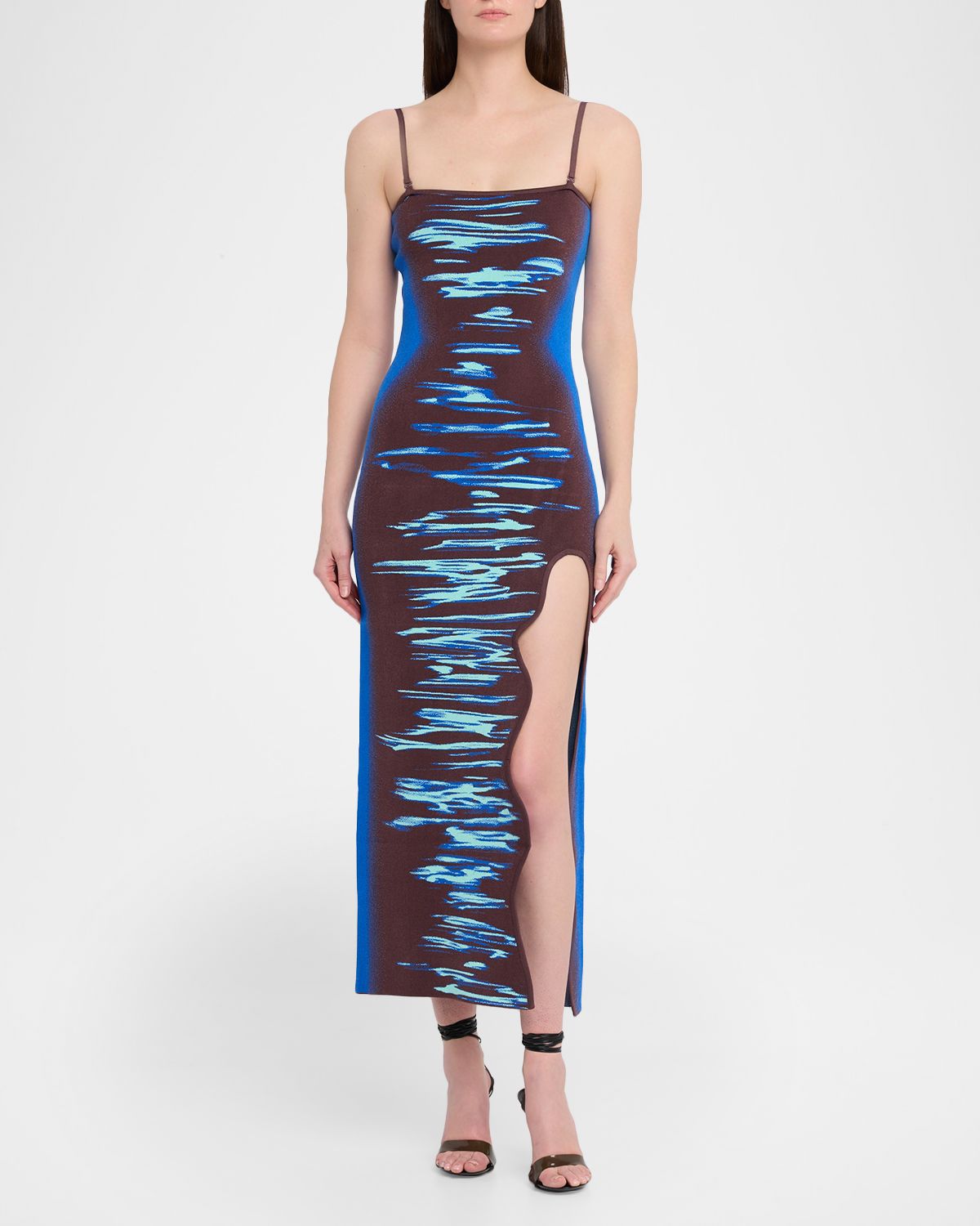 PH5 Iris Wavy Side-Slit Midi Dress