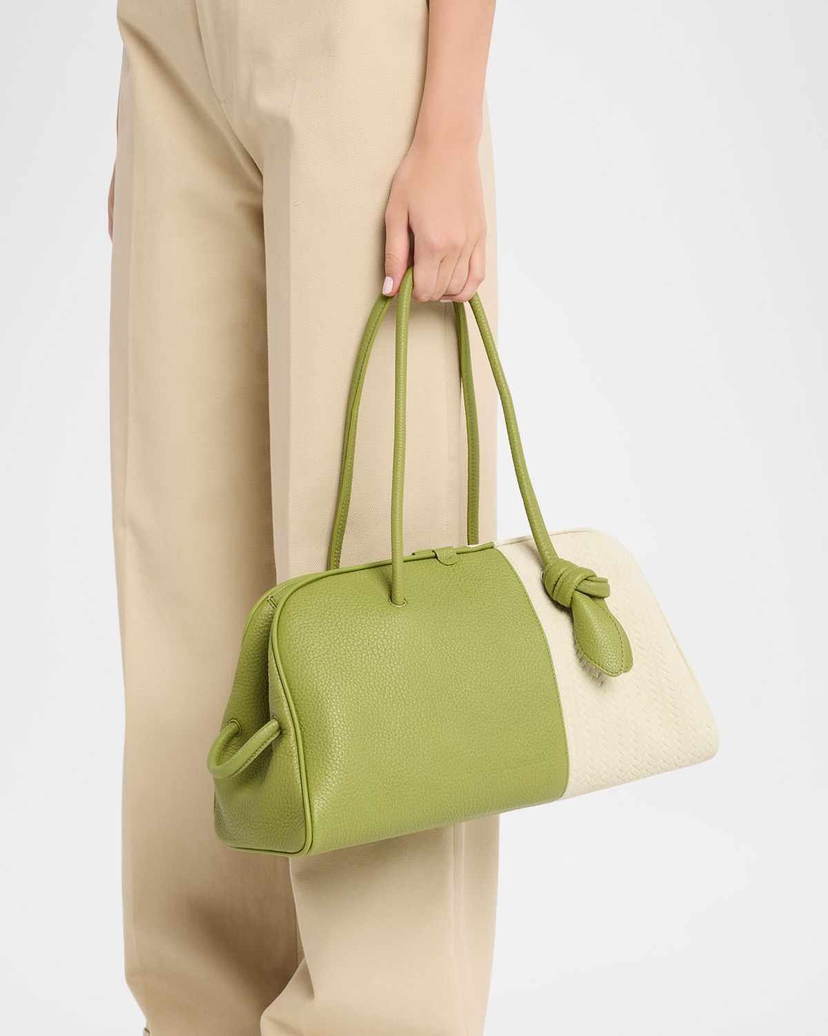 Jacquemus The Turismo Two-Tone Leather Shoulder Bag