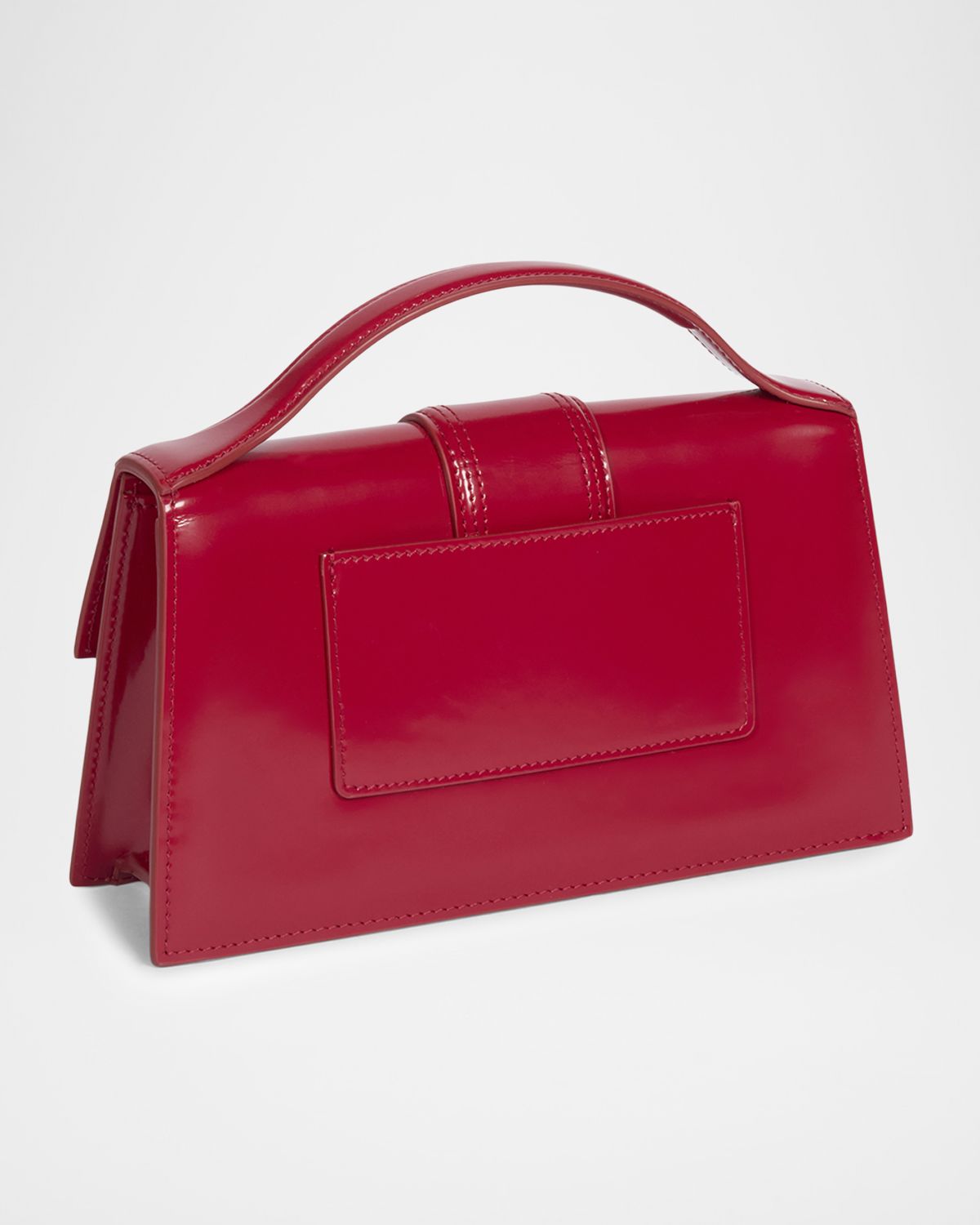 Jacquemus Le Grand Bambino Patent Leather Top Handle Bag