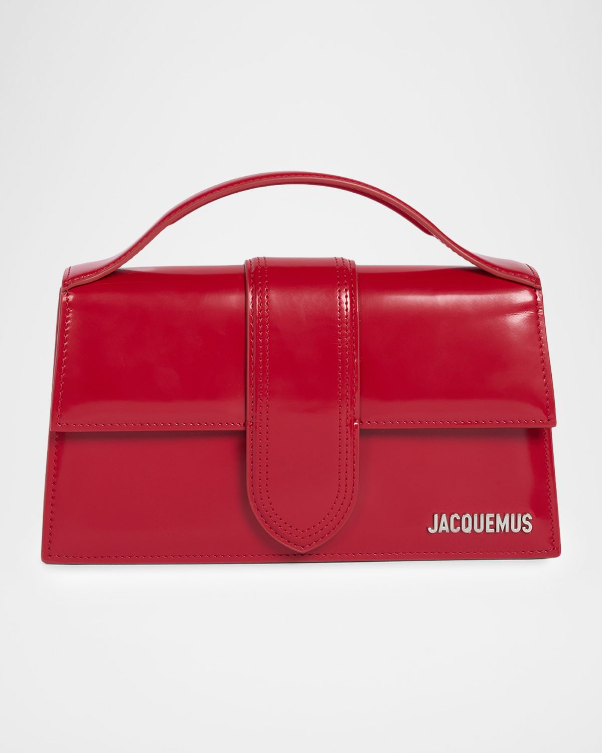 Jacquemus Le Grand Bambino Patent Leather Top Handle Bag