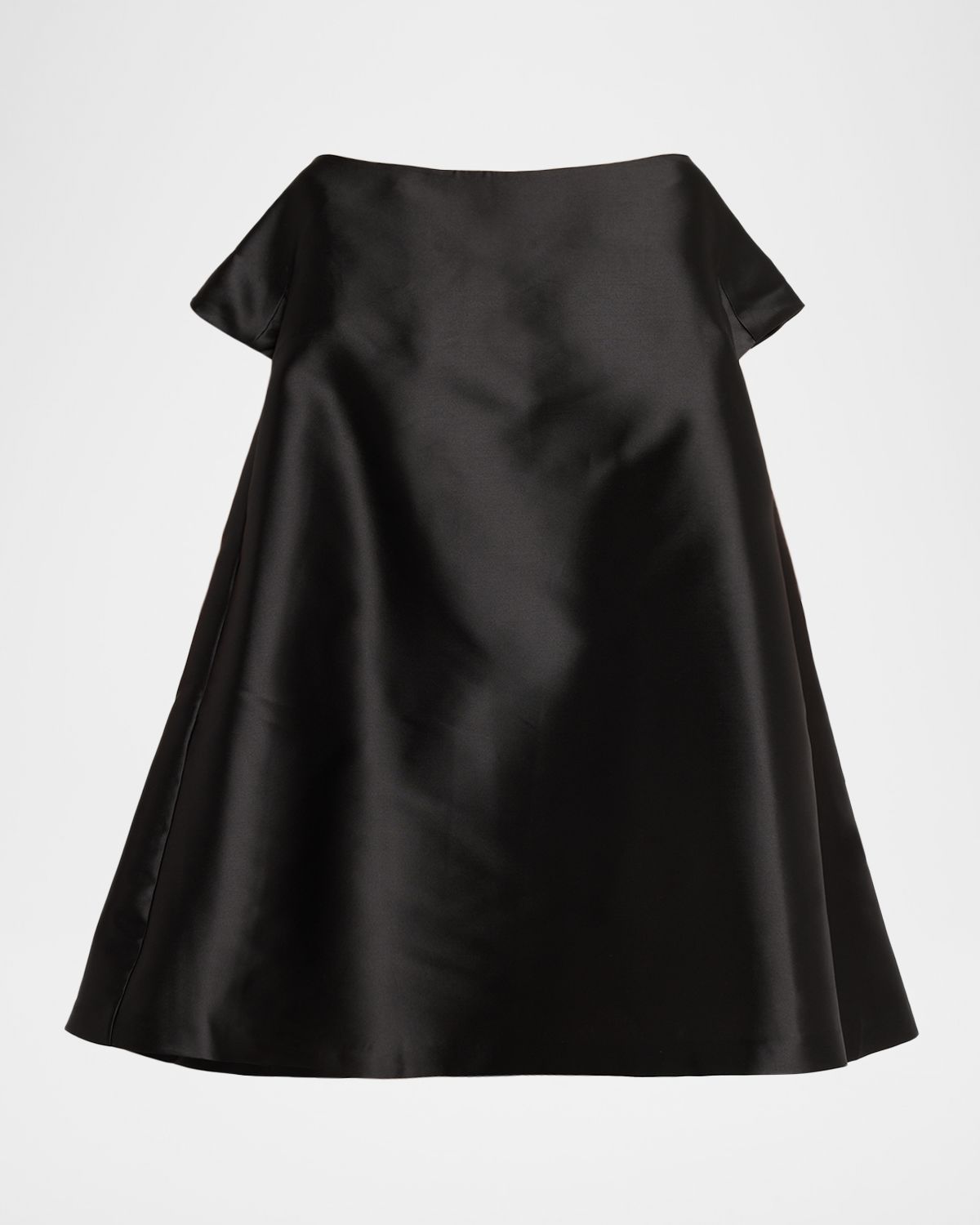 BERNADETTE Will Satin Short-Sleeve Mini Dress