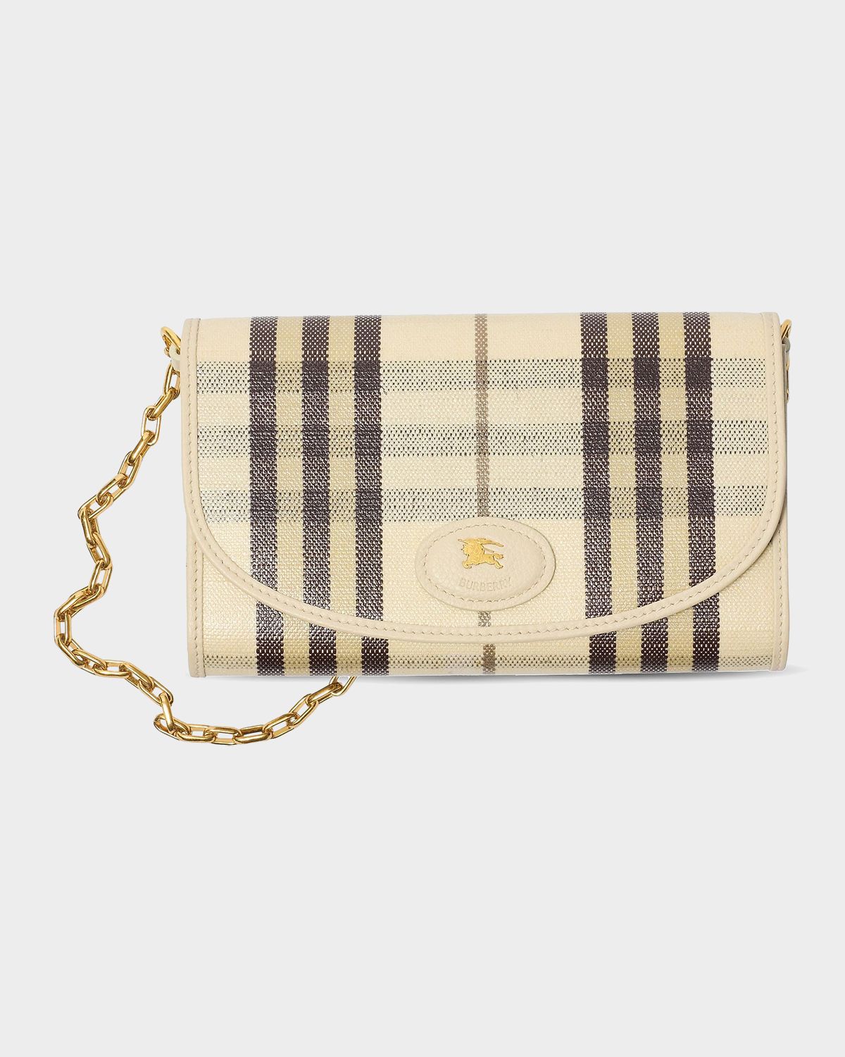 Burberry Highlands Check Wallet on Chain
