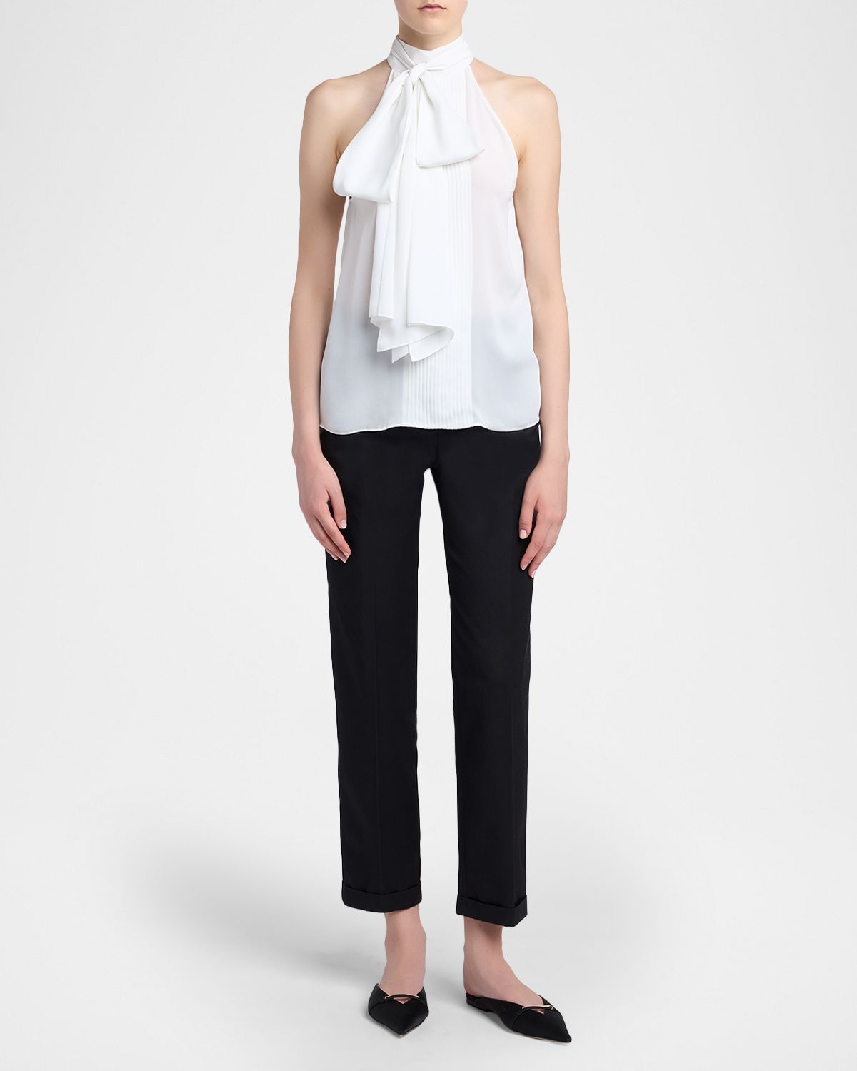 TOM FORD Silk Georgette Neck-Scarf Halter Top | Thumbnail 5 TOM FORD Silk Georgette Neck-Scarf Halter Top | Thumbnail 5