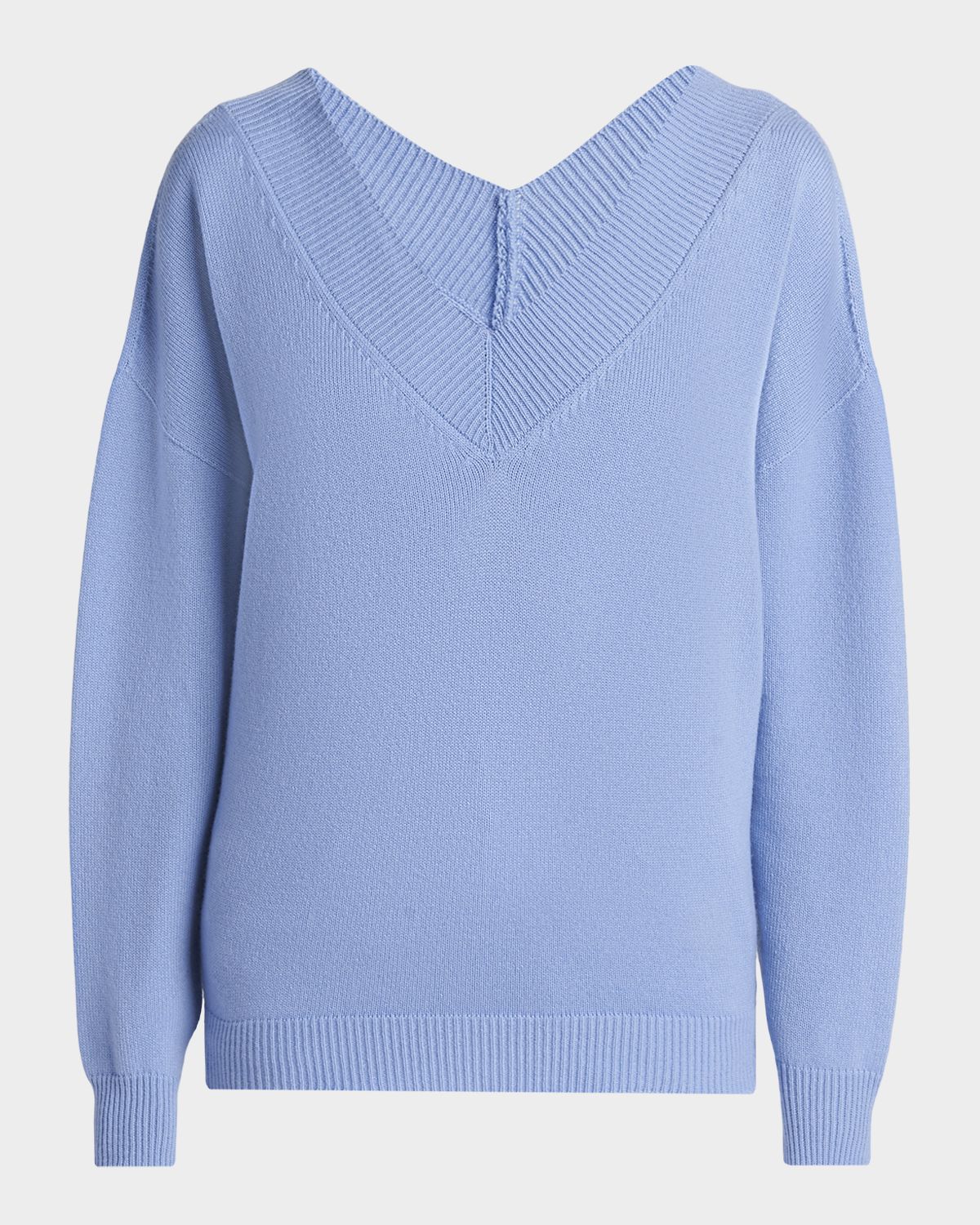 TOM FORD Seamless Soft Wool V-Neck Sweater