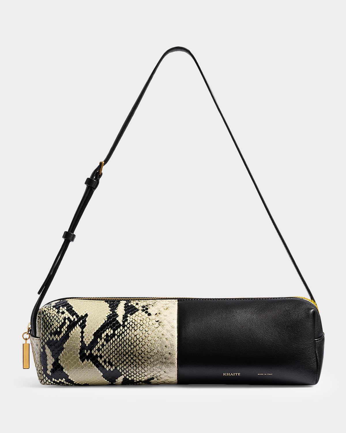 Khaite Kye Leather & Calf Hair Shoulder Bag
