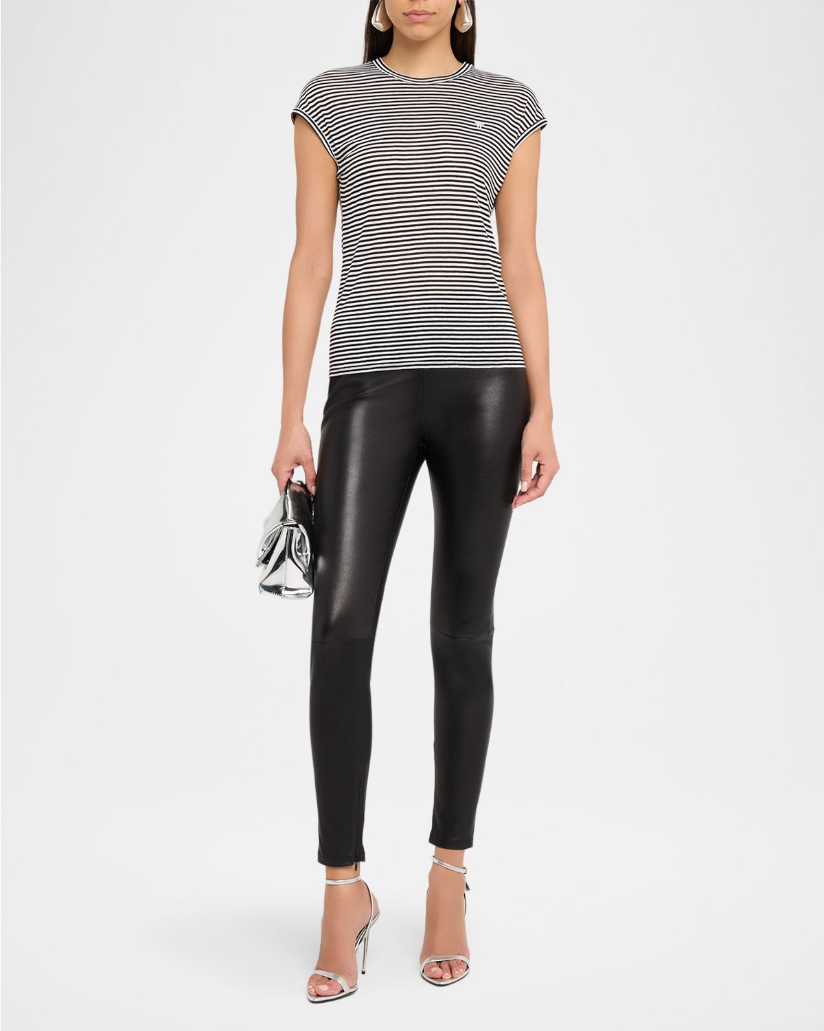 TOM FORD Striped Viscose Cap-Sleeve T-Shirt | Thumbnail 5 TOM FORD Striped Viscose Cap-Sleeve T-Shirt | Thumbnail 5