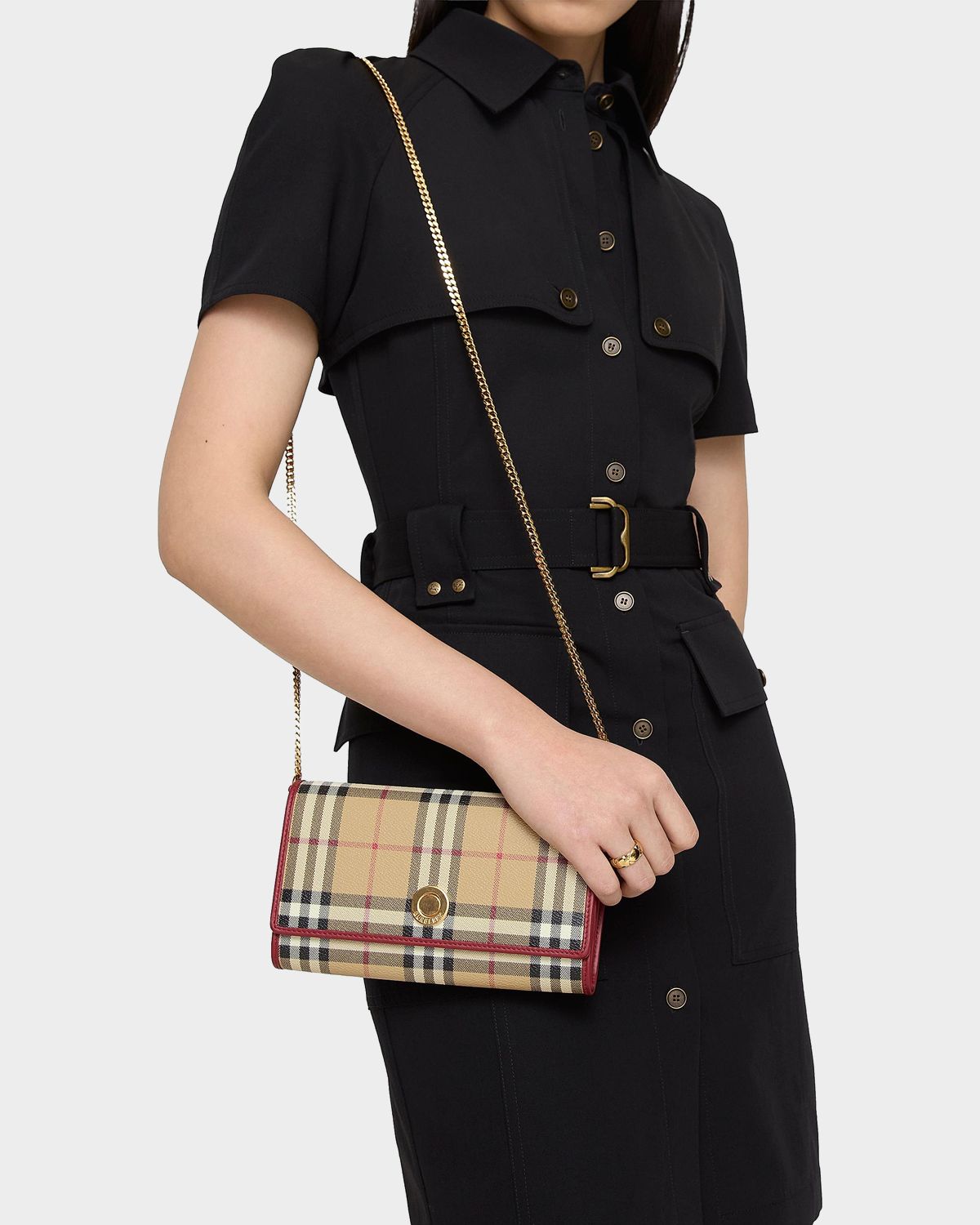 Burberry Hannah Check Wallet on Chain