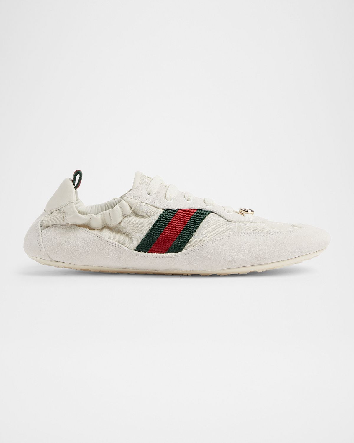 Gucci Shift Canvas Low-Top Sneakers