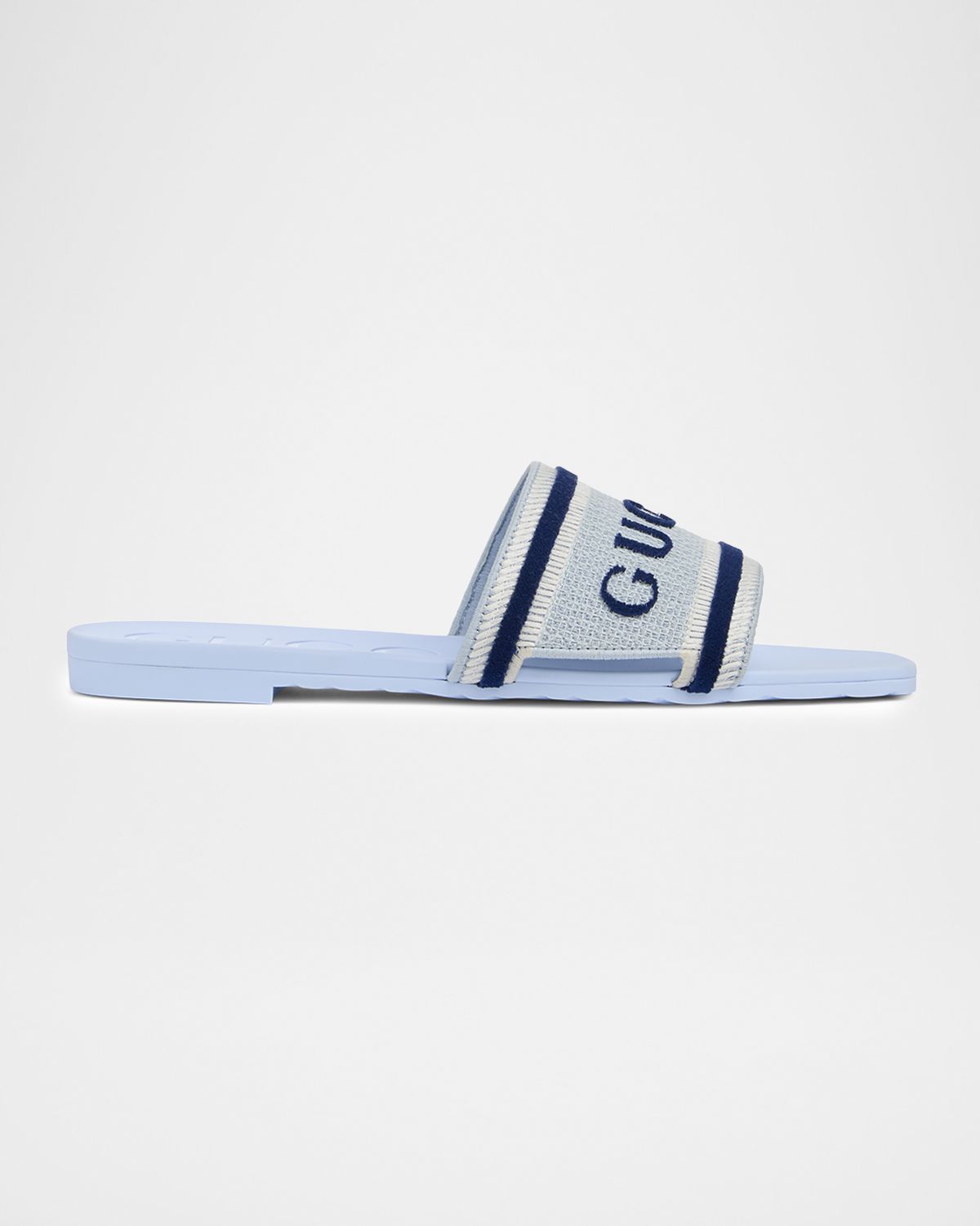 Gucci Luna Logo Jacquard Slide Sandals