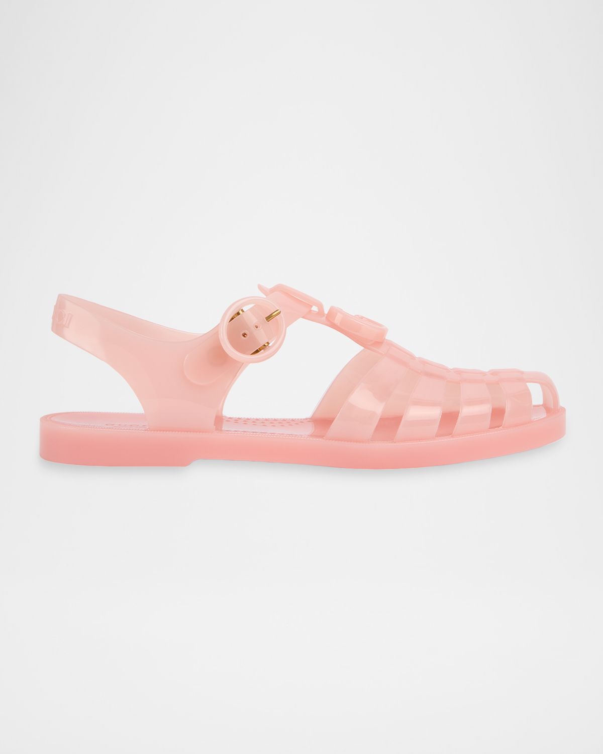 Gucci GG Glossy Jelly Fisherman Sandals