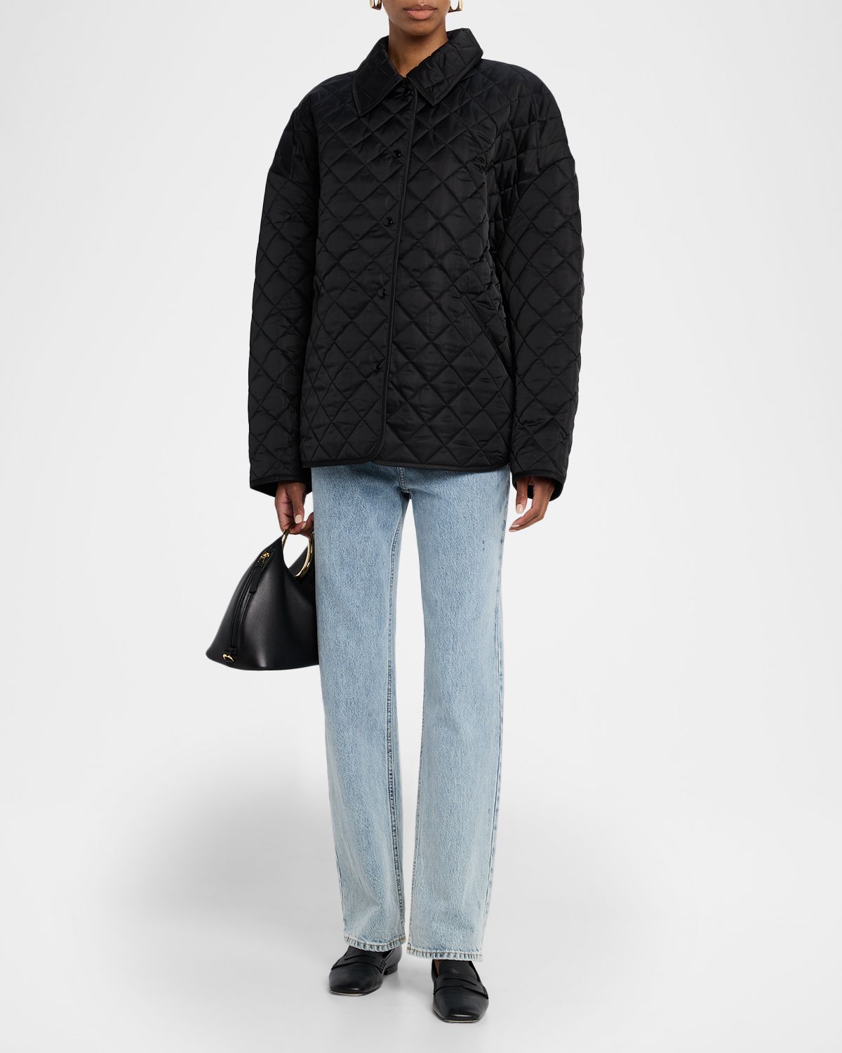 Toteme Collared Quilted Jacket