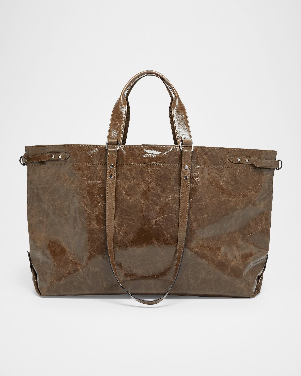 Isabel Marant Winna Vintage Leather Tote Bag