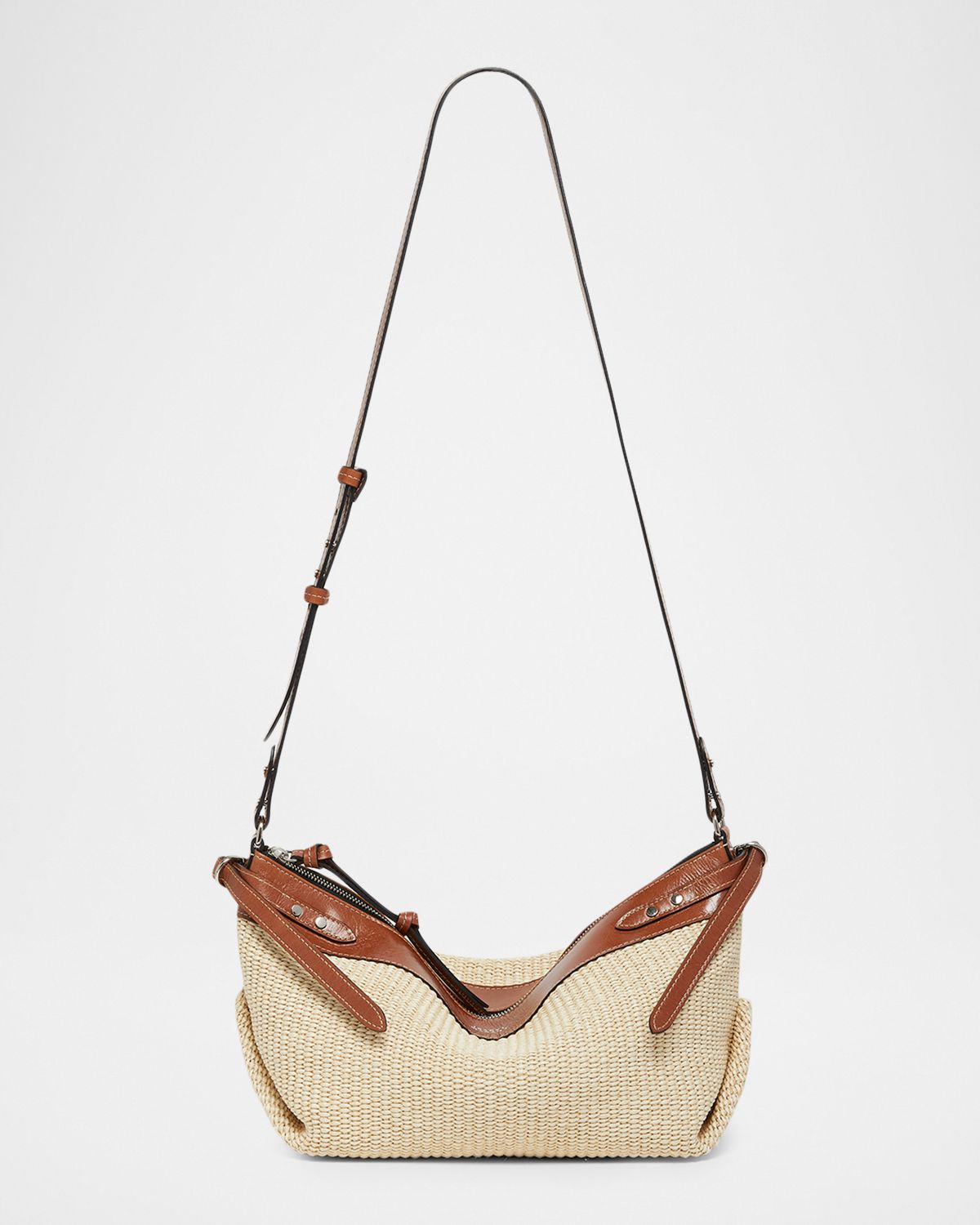 Isabel Marant Winna Day Raffia Crossbody Bag
