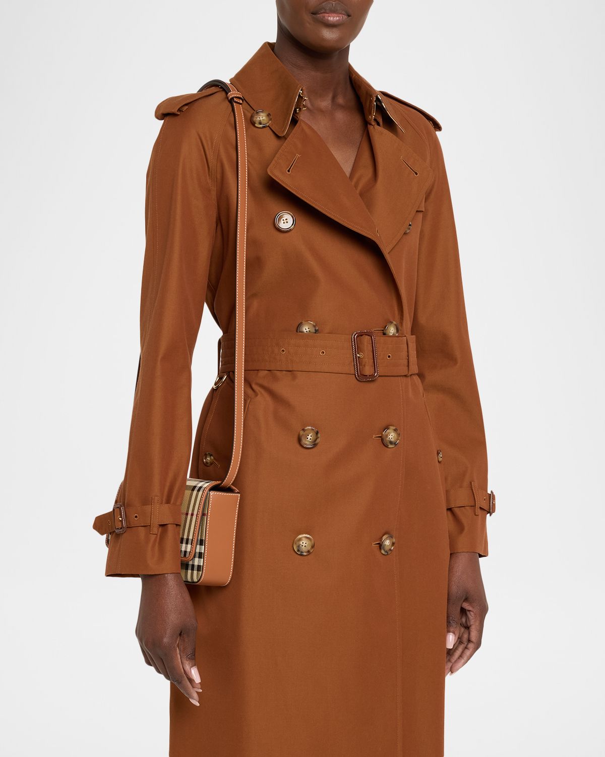 Burberry Hampshire Check Clutch Bag