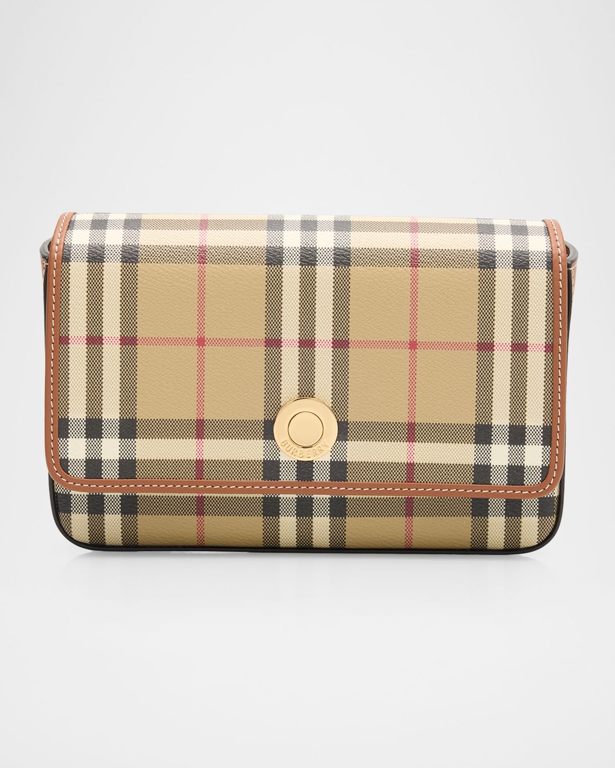 Burberry Hampshire Check Clutch Bag