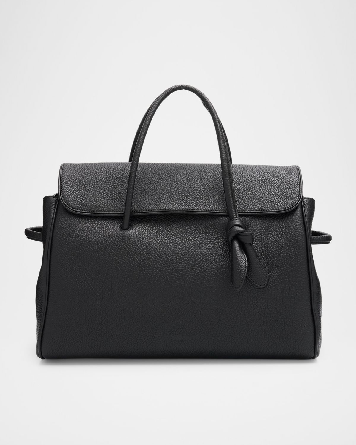 Jacquemus Men 's Le Cabas Turismo Tote Bag in Grained Leather