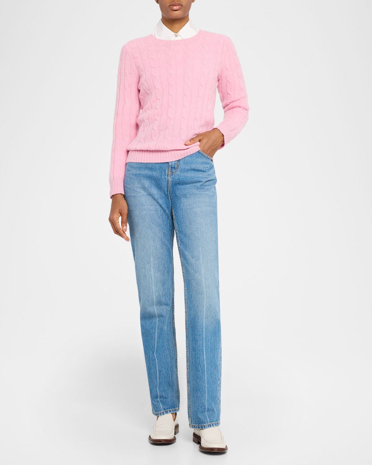 Polo Ralph Lauren Cable-Knit Crewneck Sweater