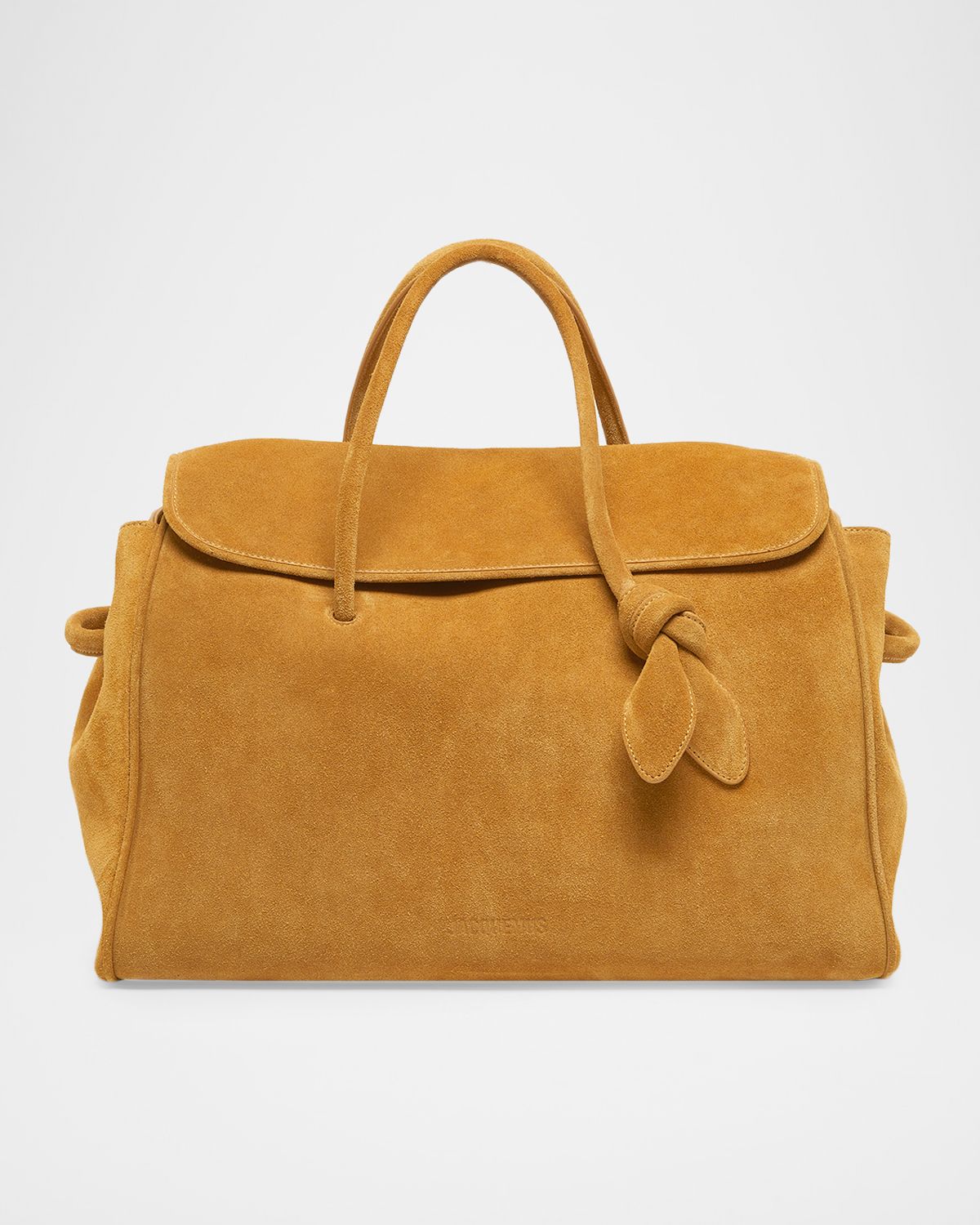 Jacquemus Men 's The Turismo Suede Shopping Tote Bag