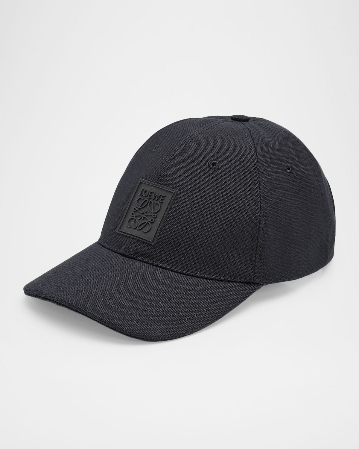 Loewe Men 's Anagram Patch Cotton Baseball Cap
