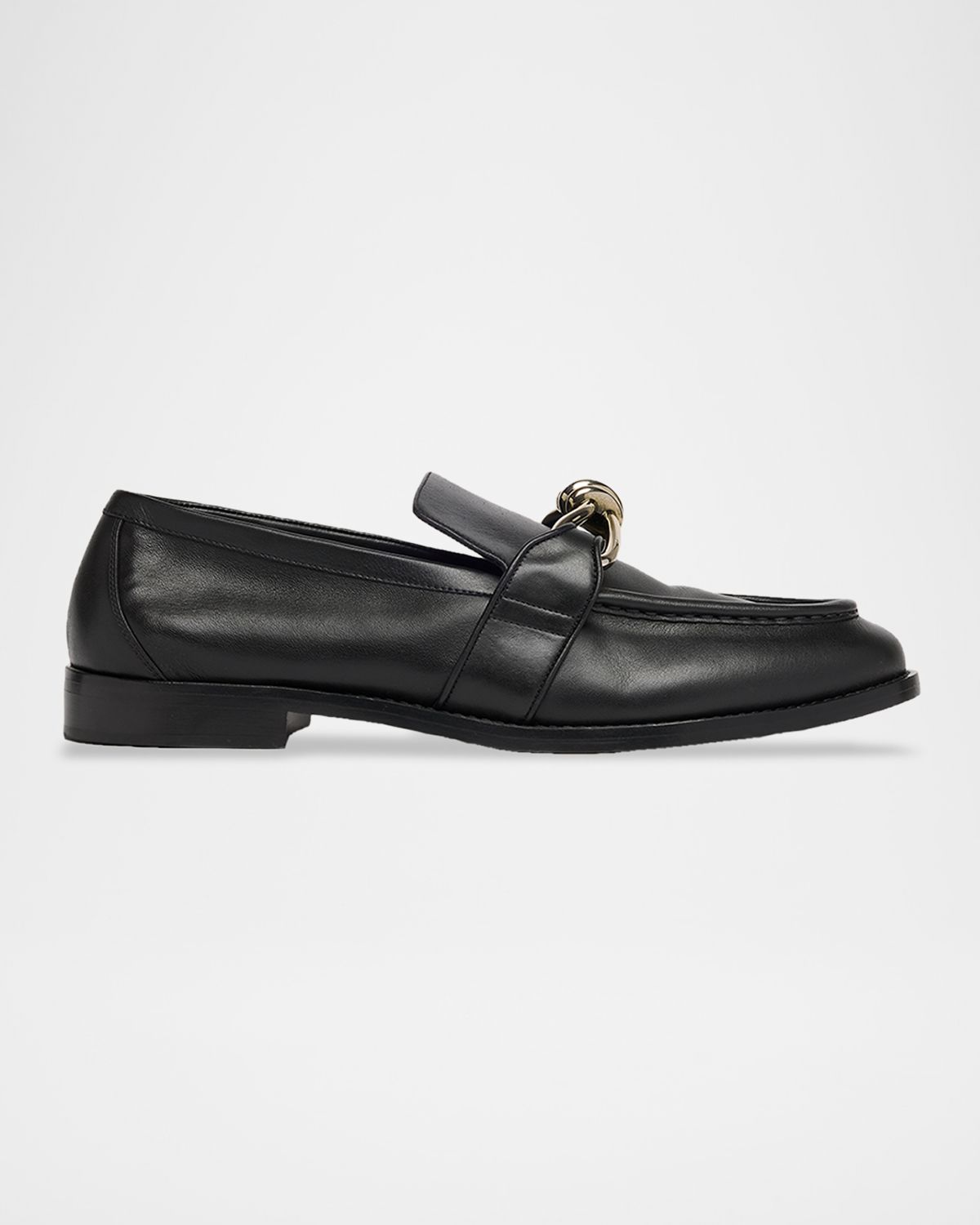 Bottega Veneta Men 's Astaire Metallic Knot Napa Loafers | Thumbnail 7 Bottega Veneta Men 's Astaire Metallic Knot Napa Loafers | Thumbnail 7