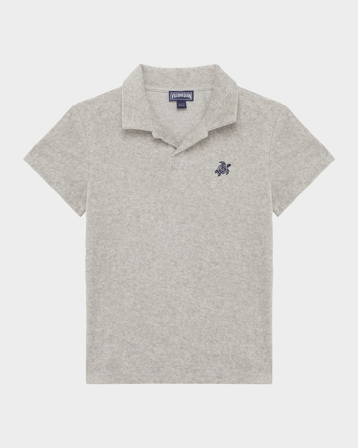Vilebrequin Boy 's Turtle Embroidery Cotton Terry Polo Shirt, Size 2-14 | Thumbnail 4 Vilebrequin Boy 's Turtle Embroidery Cotton Terry Polo Shirt, Size 2-14 | Thumbnail 4