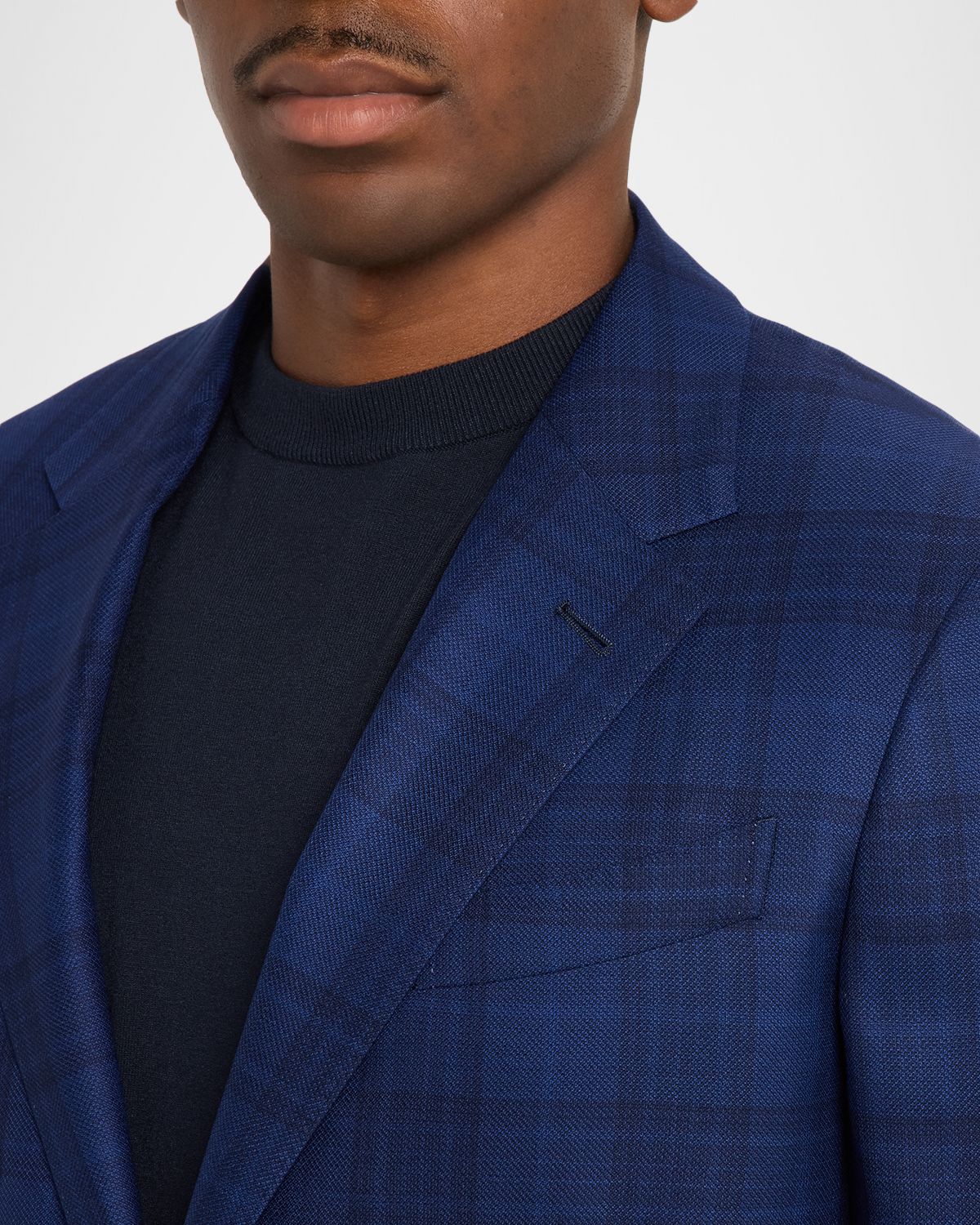 ZEGNA Men 's 15milmil15 Wool Plaid Single-Breasted Sport Coat | Thumbnail 5 ZEGNA Men 's 15milmil15 Wool Plaid Single-Breasted Sport Coat | Thumbnail 5