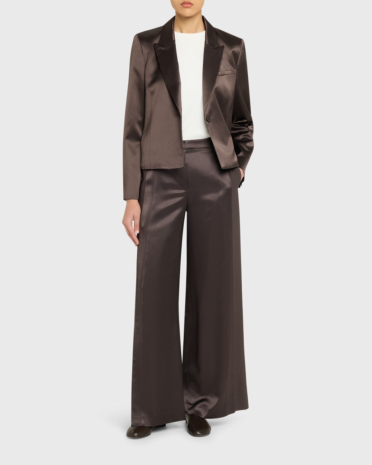 TWP Taite Satin Wide-Leg Pants