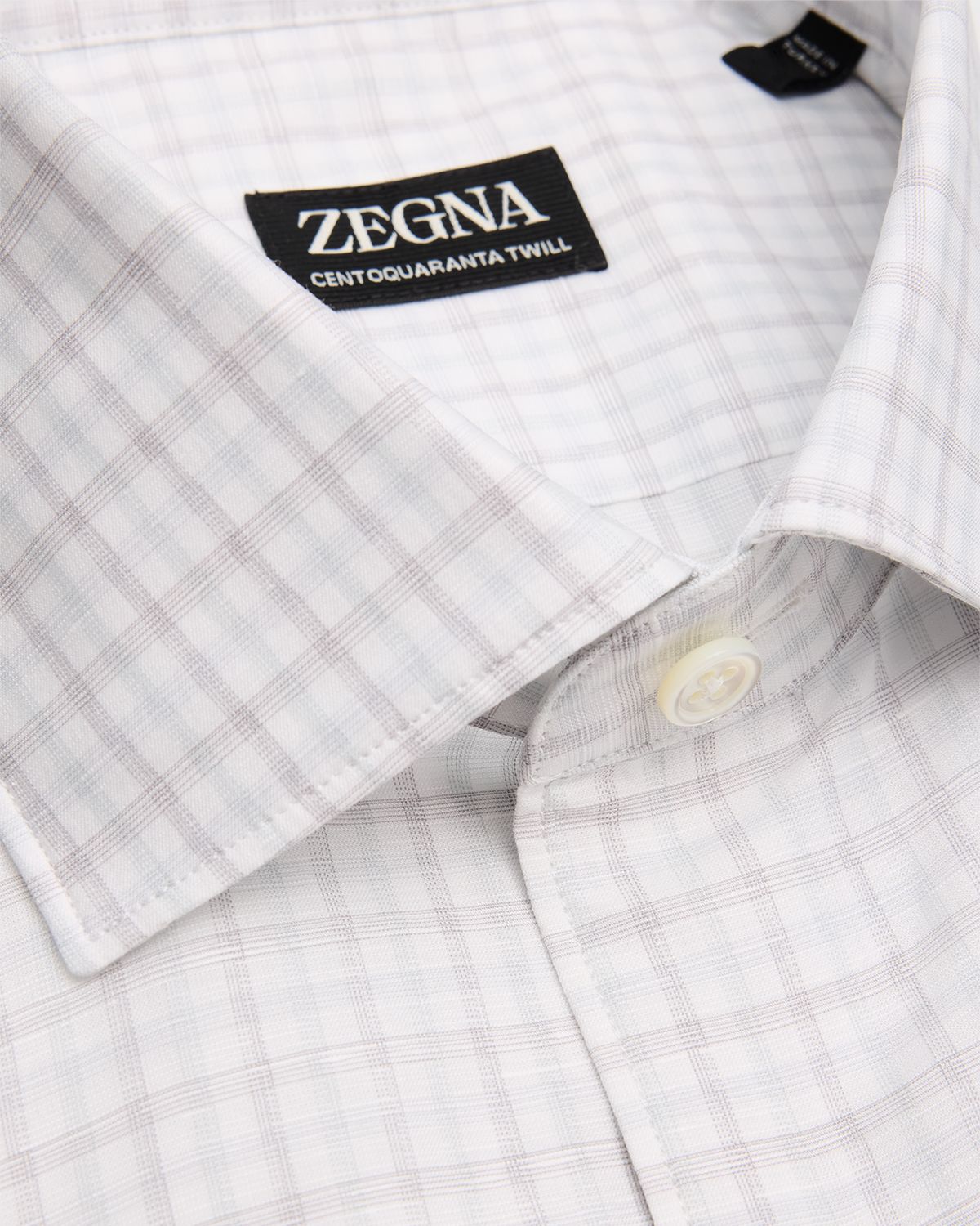 ZEGNA Men 's Plaid Cotton-Linen Shirt