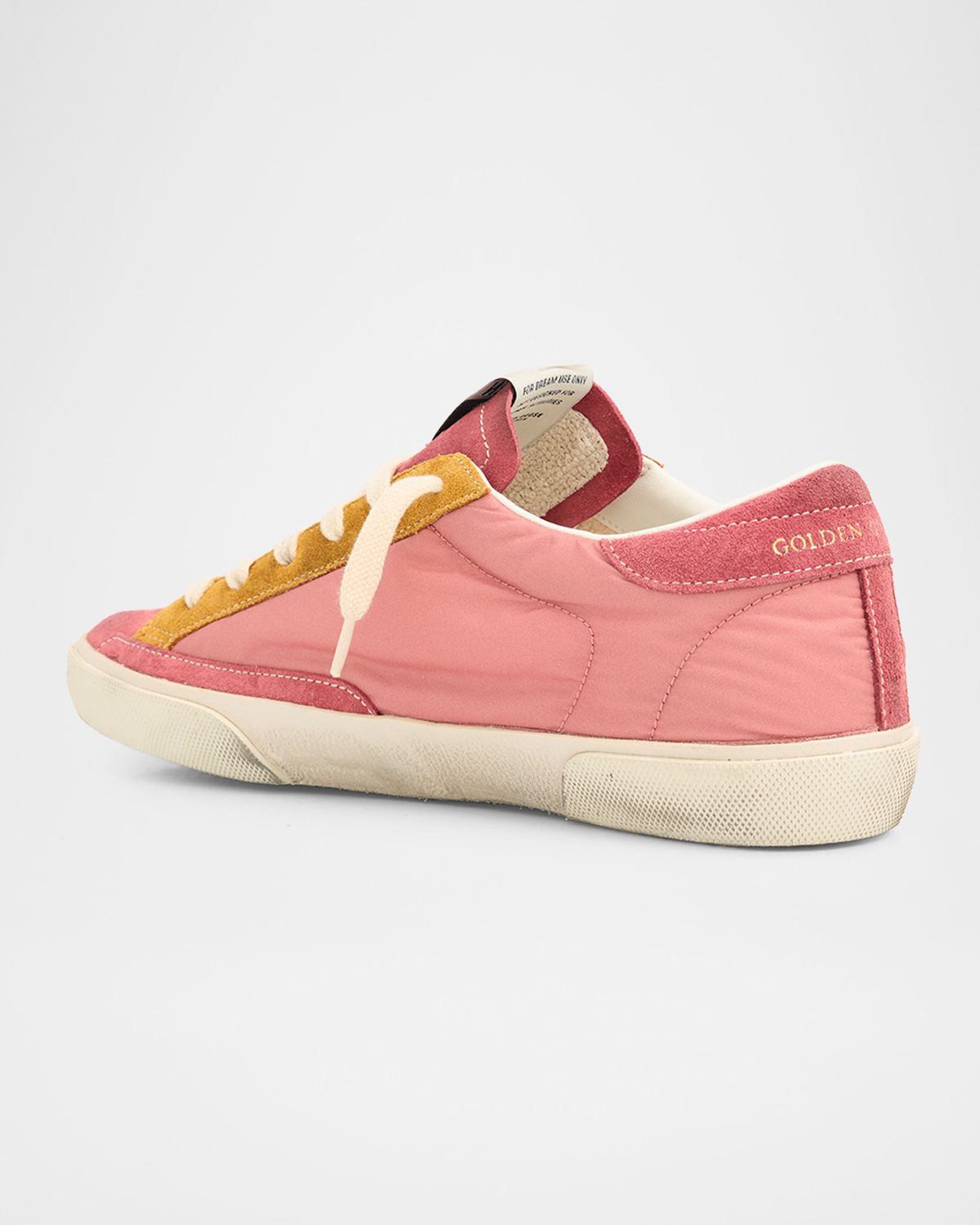 Golden Goose Super-Star Nylon and Suede Low-Top Sneakers | Thumbnail 4 Golden Goose Super-Star Nylon and Suede Low-Top Sneakers | Thumbnail 4