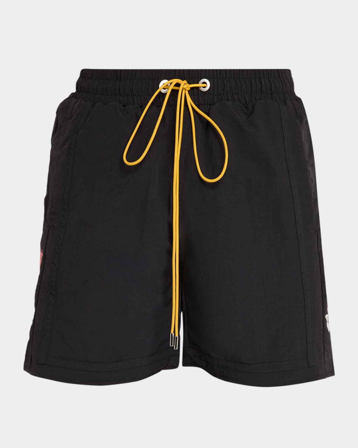 Rhude Logo Elasticized Drawstring Swim Shorts