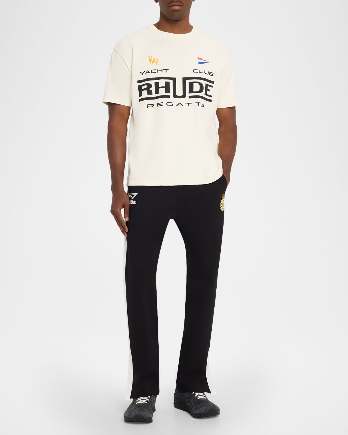 Rhude Men 's  Regatta Club Cotton T-Shirt