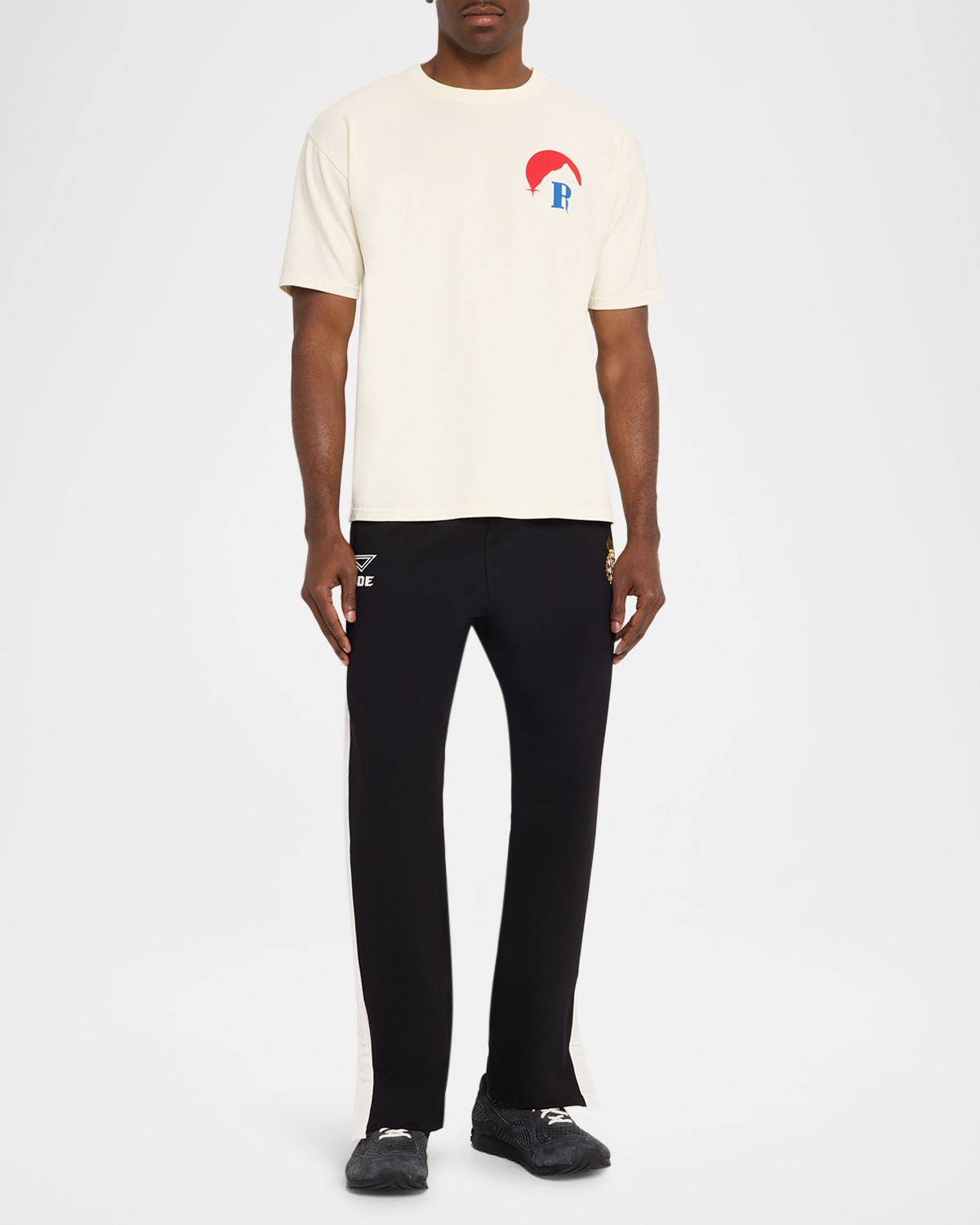Rhude Men 's Moonlight Regatta Cotton T-Shirt