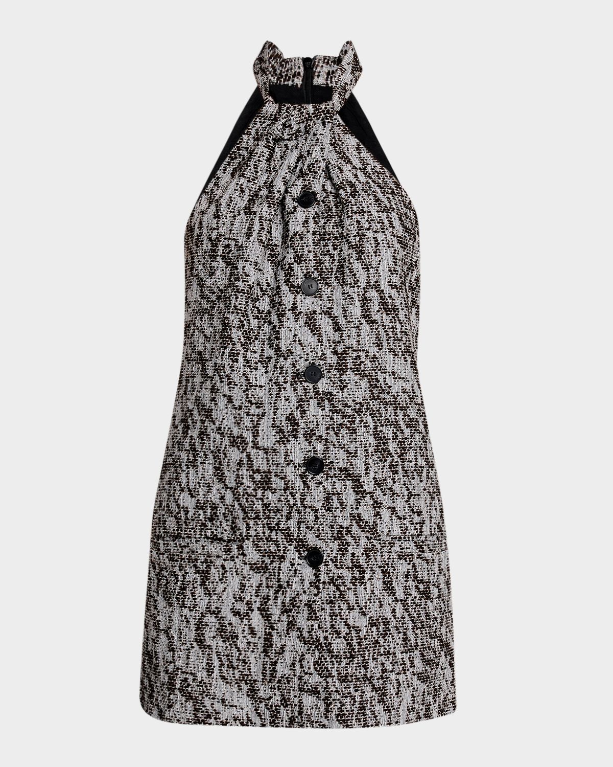 Iro Elara Woven Halter Mini Dress