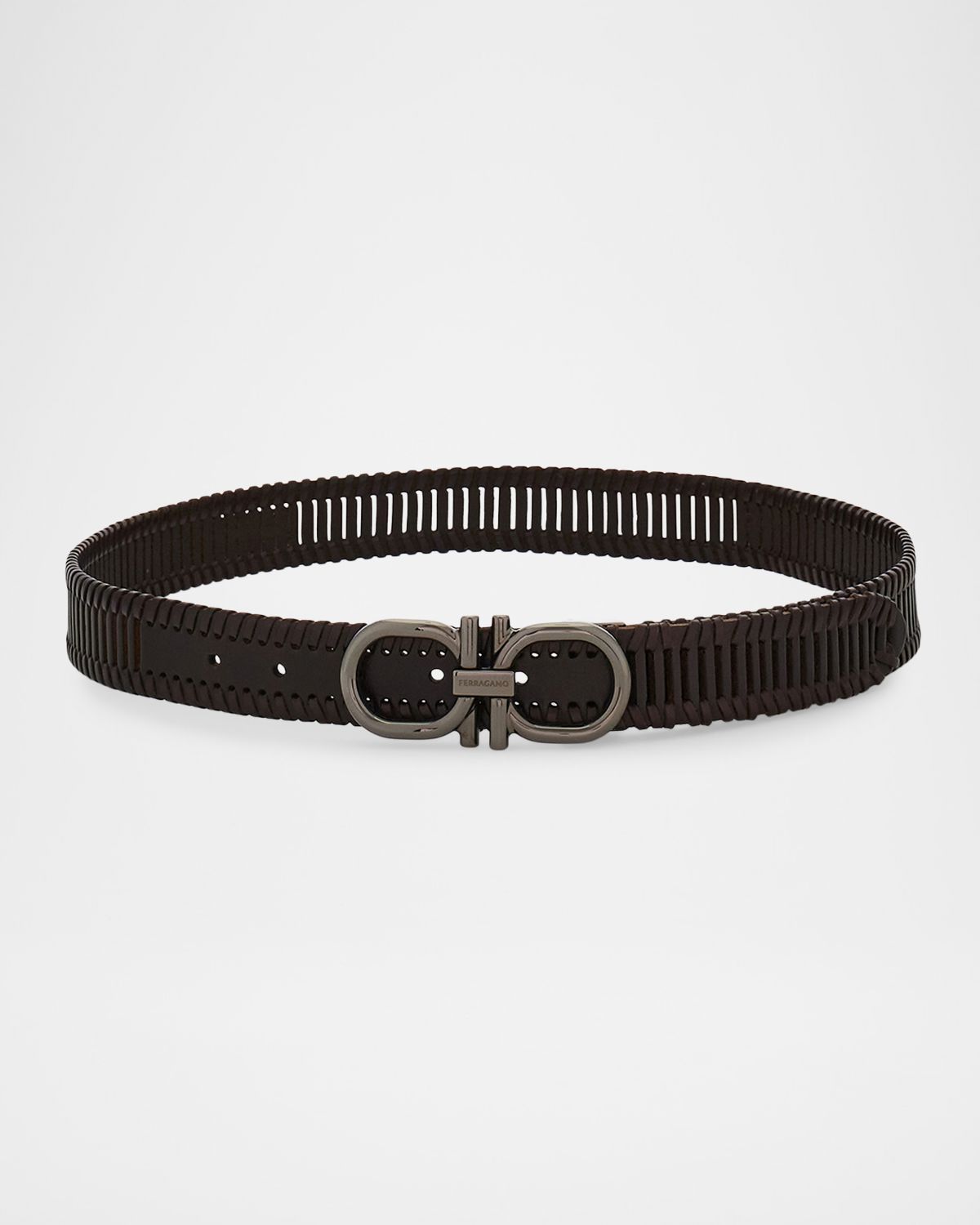 Ferragamo Men 's Adjustable Gancini Leather Belt | Thumbnail 6 Ferragamo Men 's Adjustable Gancini Leather Belt | Thumbnail 6