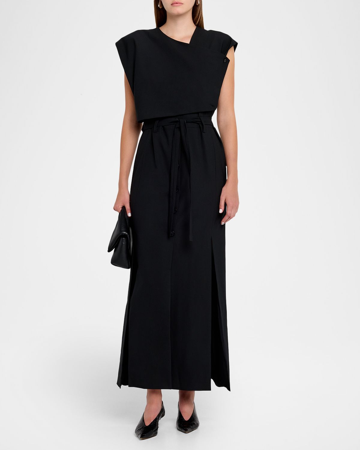 Iro Amilia Tie-Waist Maxi Dress