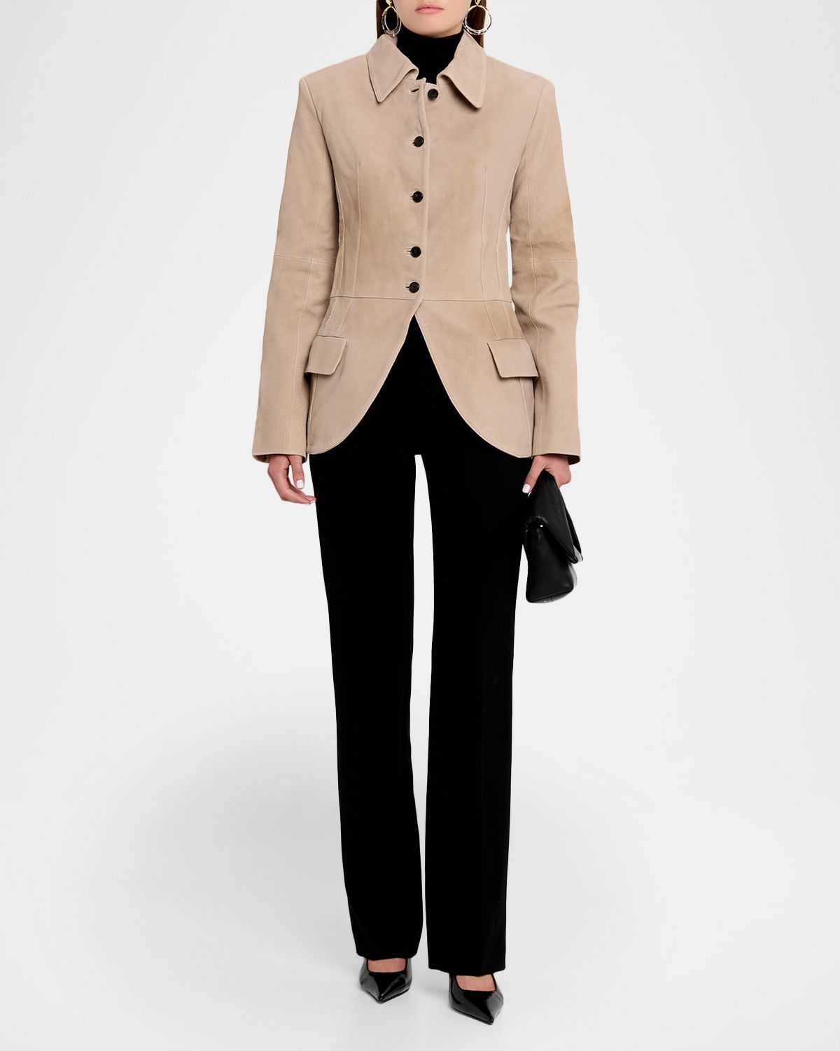 Iro Rosario Tailored Leather Blazer