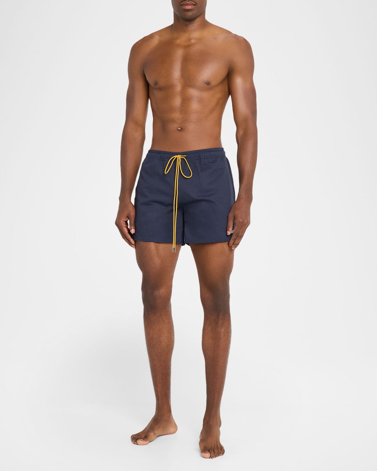 Rhude Men 's Classic Twill Logo Shorts