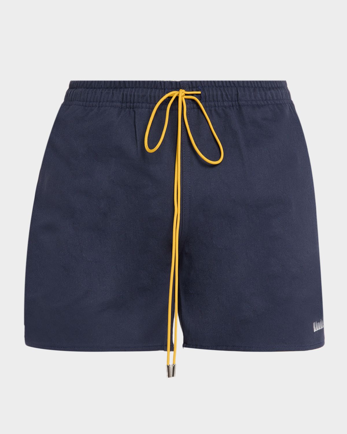 Rhude Men 's Classic Twill Logo Shorts