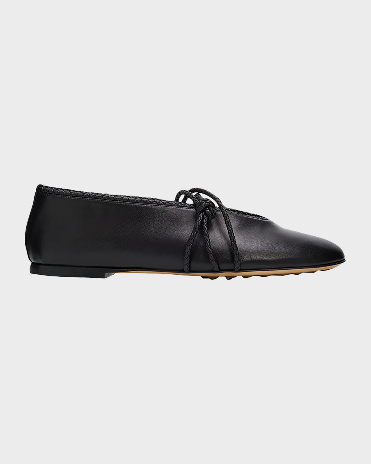 Bottega Veneta Lucia Lagoon Nappa Leather Ballerina Flats | Thumbnail 7