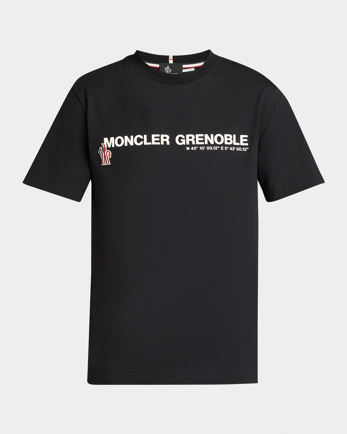 Moncler Men 's Cotton Logo Coordinates T-hirt