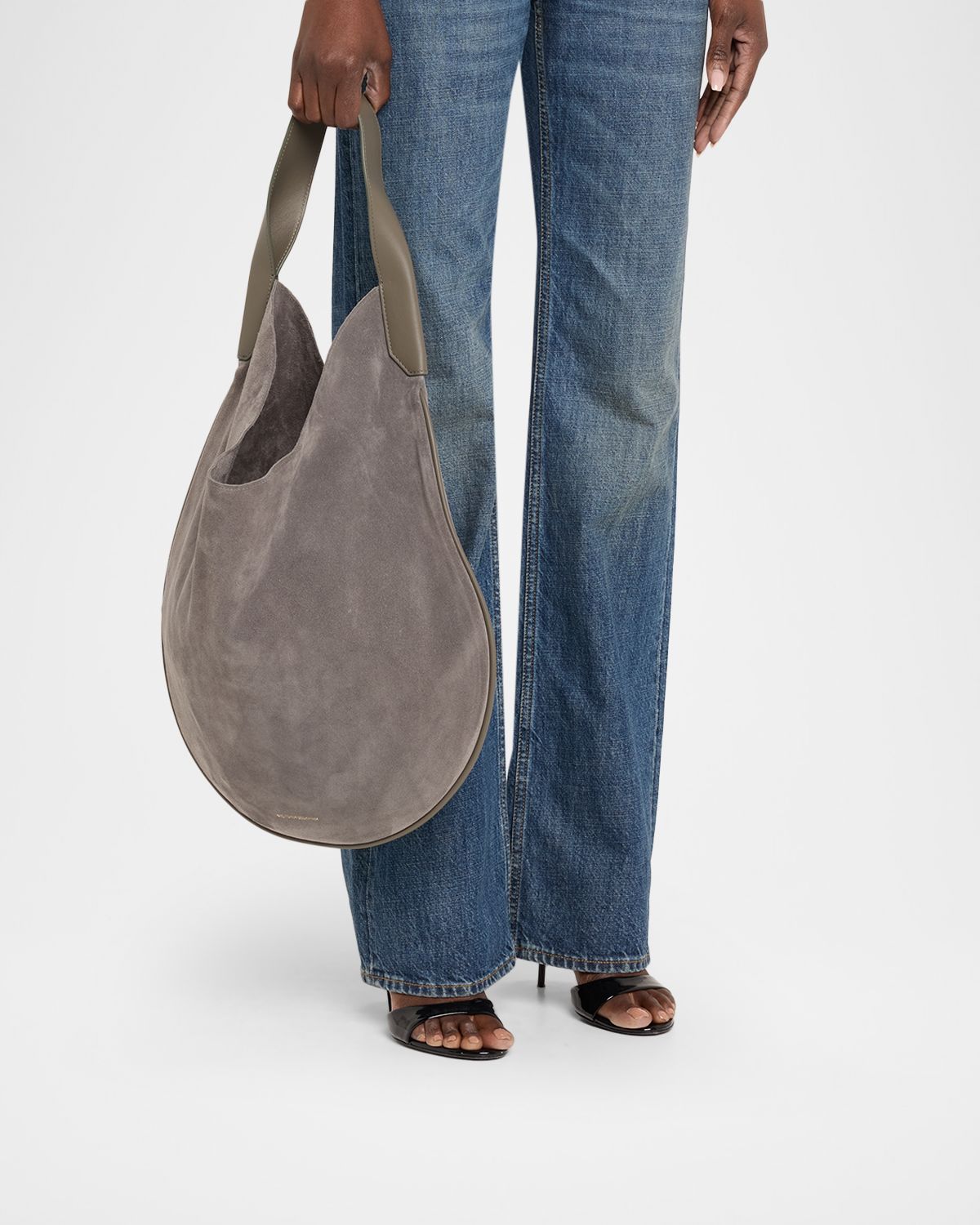 Victoria Beckham Dia Soft Suede Hobo Bag