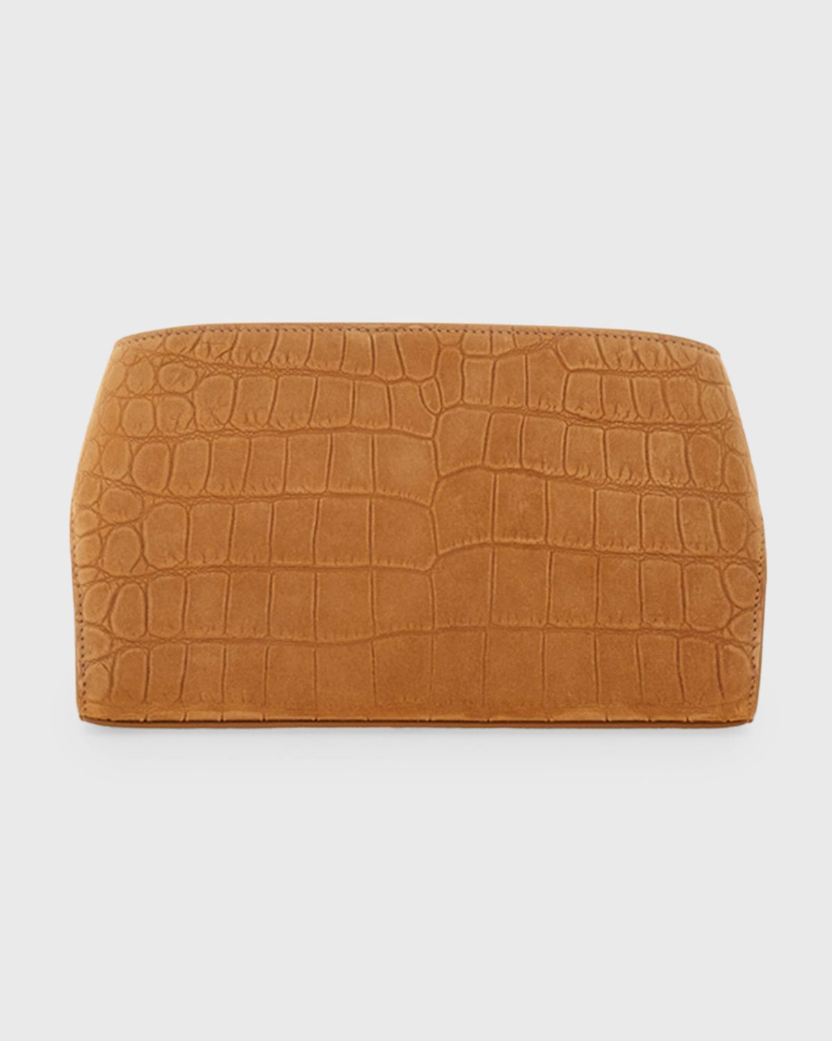 Ferragamo Hug Croc-Embossed Suede Clutch Bag | Thumbnail 4 Ferragamo Hug Croc-Embossed Suede Clutch Bag | Thumbnail 4