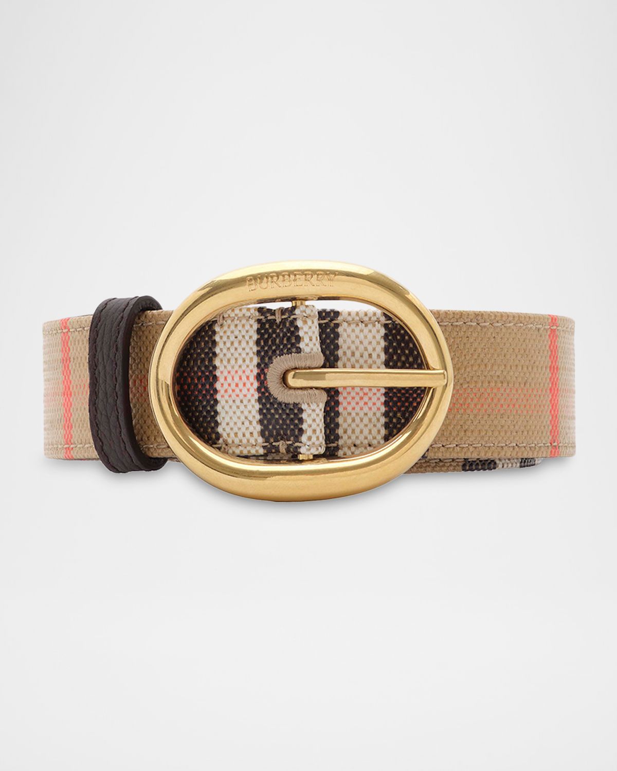 Burberry Reversible Check Bloomsbury Belt