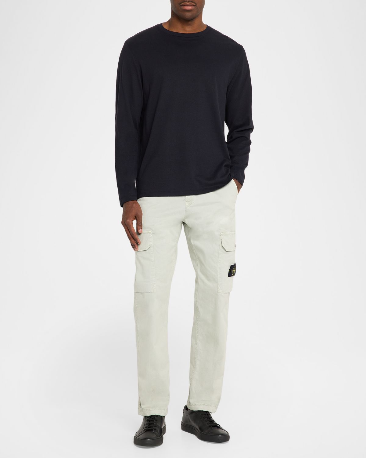 Stone Island Men 's Cotton Stretch Slim Cargo Pants