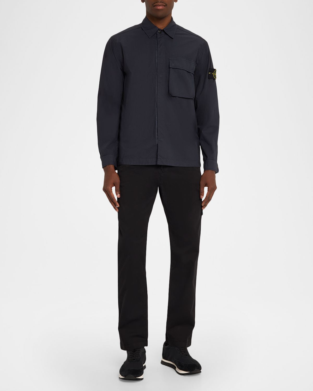 Stone Island Men 's Cotton Straight-Leg Cargo Trousers
