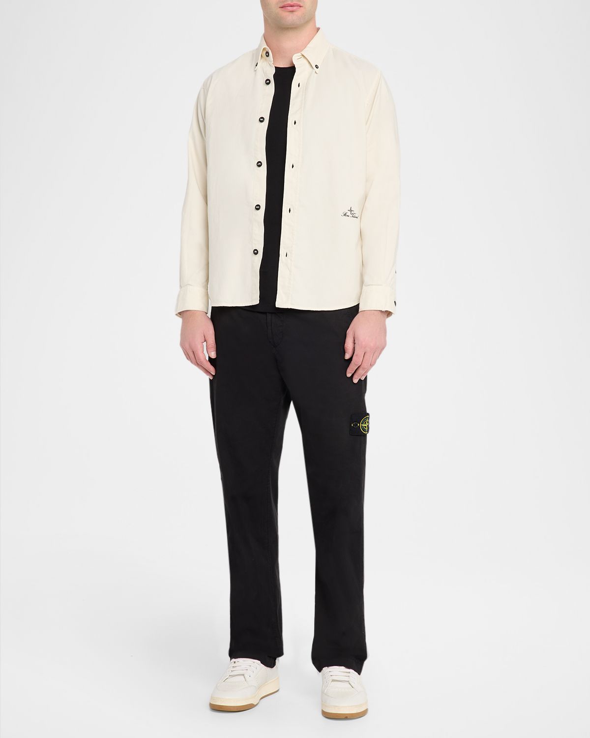 Stone Island Men 's Comfort-Fit Long-Sleeve Shirt