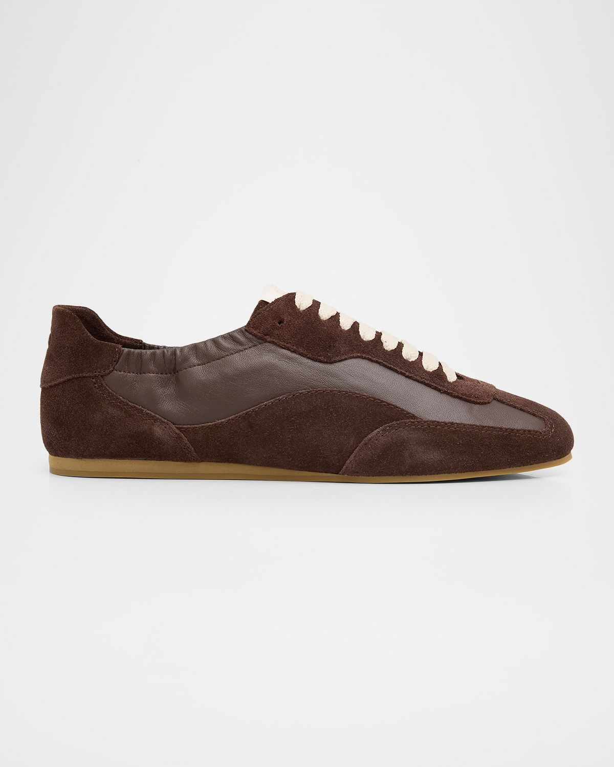 SIMKHAI Georgie Suede and Leather Low-Top Sneakers | Thumbnail 7 SIMKHAI Georgie Suede and Leather Low-Top Sneakers | Thumbnail 7